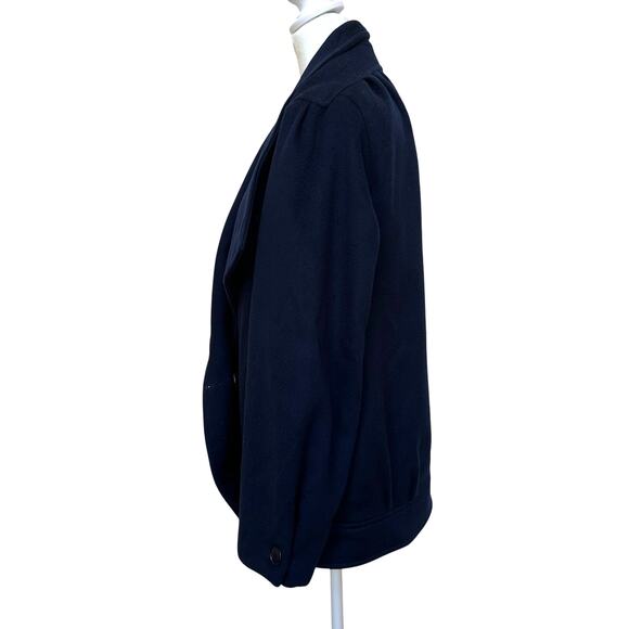 Steve Evans Wool Peacoat Jacket Navy Women’s Size 10 Made in USA - Picture 3 of 9